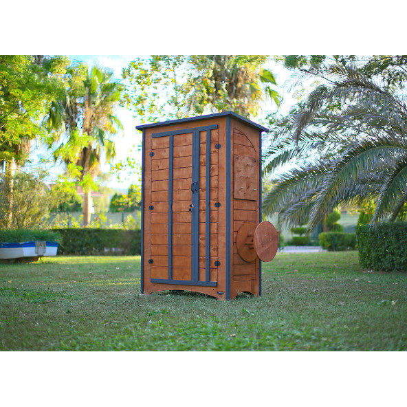 "MANDU" Ahşap Çok Amaçlı Bahçe Depolama Dolabı - 2