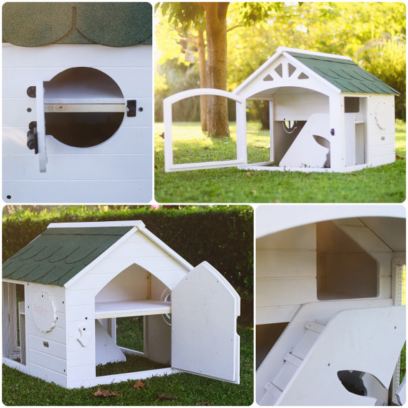 MANDU Ahşap Tavşan Evi - 6