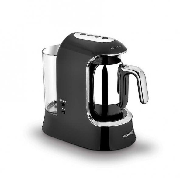 Korkmaz Kahvekolik Aqua SiyahKrom Otomatik Kahve Makinesi