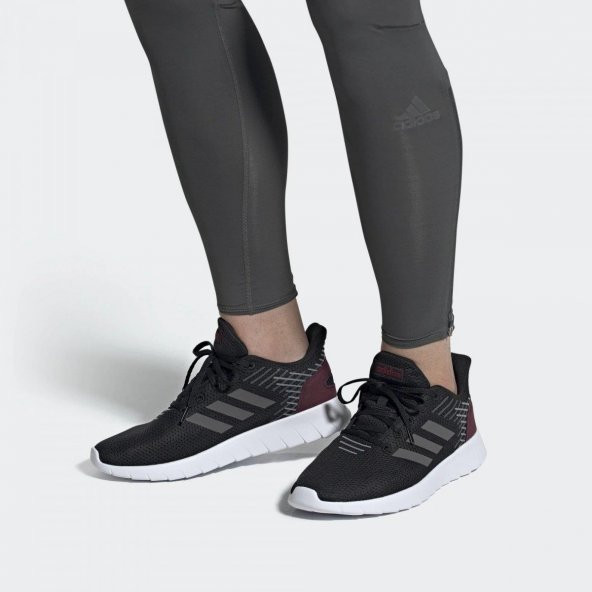Adidas Asweerun EE8445 Outdoor Spor Erkek Koşu Ayakkabısı Siyah - 5
