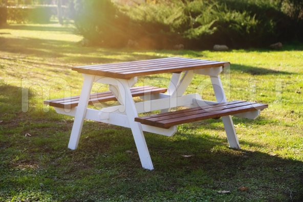 "MANDU" 6 Kişilik Ahşap Piknik Masası - 2