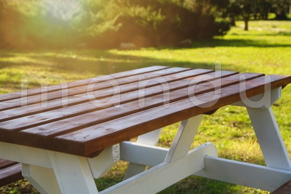 "MANDU" 6 Kişilik Ahşap Piknik Masası - 4