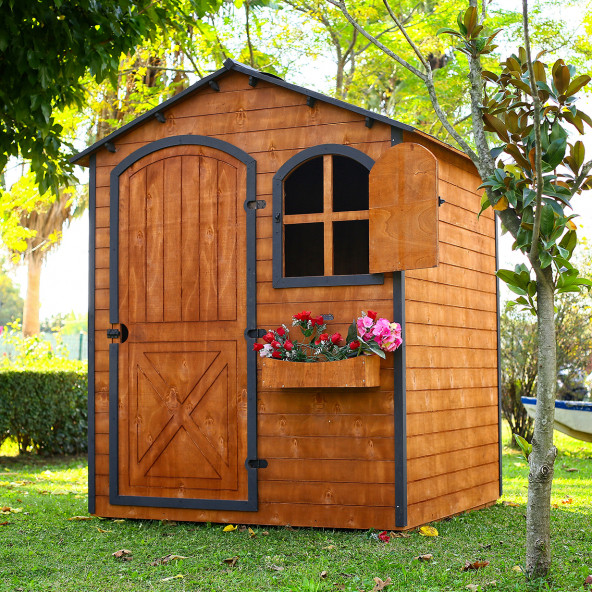MANDU Ahşap Bahçe Deposu (Depolama Evi) - 3