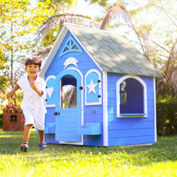 MANDU Ahşap Oyun Evi (Playhouse) Bodrum - 3