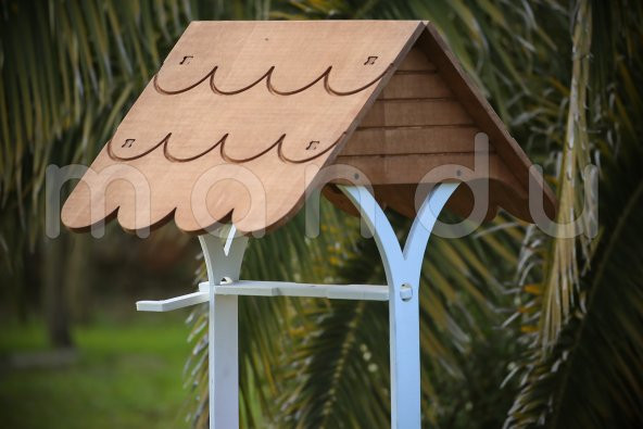 Mandu Ahşap Su Kuyusu Saksı - 3