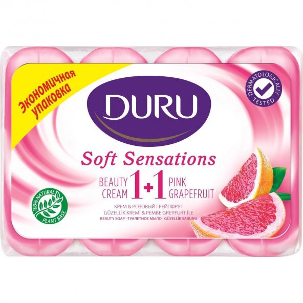 Duru Güzellik Sabunu Pembe Greyfurt Özlü 4 Lü 360 Gr - 2