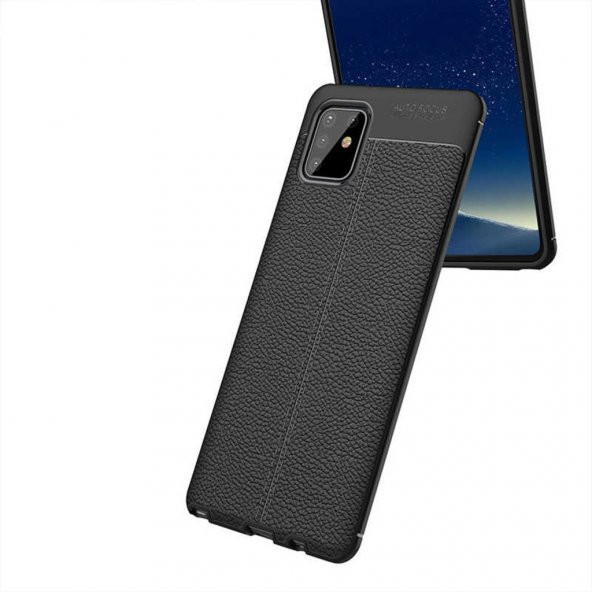 Galaxy A81 (Note 10 Lite) Deri Desenli Kamera Korumalı Kılıf - 7