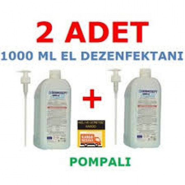 Dermosept Alkol Bazlı El ve Cilt Dezenfektanı 2 x 1 L