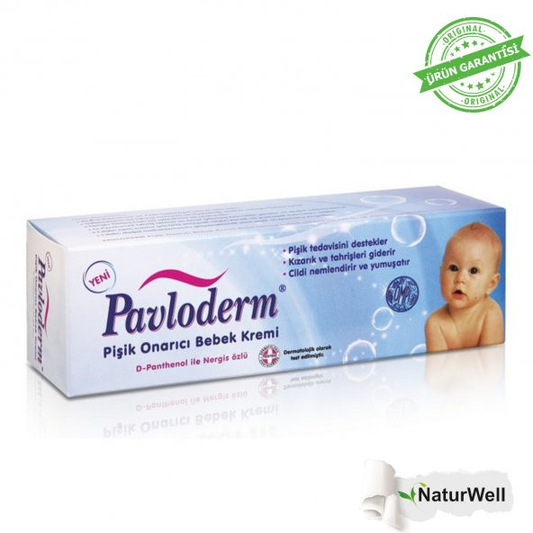 Pavloderm Pişik Onarıcı Bebek Kremi 130 ml Tüp D-Panthenol & Nergis Özlü