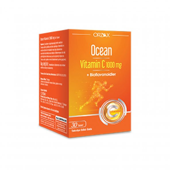 Orzax Ocean Vitamin C 1000 Mg 30 Tablet SKT:03/2023