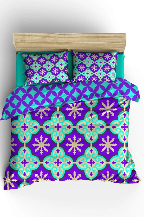 Çift Kişilik Tile Nevresim Takımı