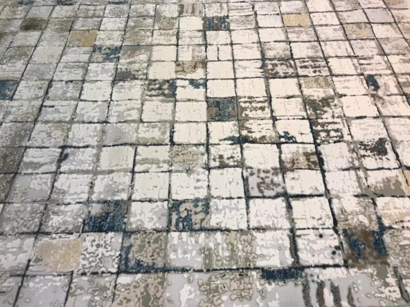 Linea Halı Tuana Yolluk Tüm Ölçülerde  4135 Lacivert -Y - 1