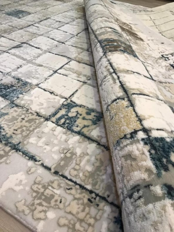 Linea Halı Tuana Yolluk Tüm Ölçülerde  4135 Lacivert -Y - 4