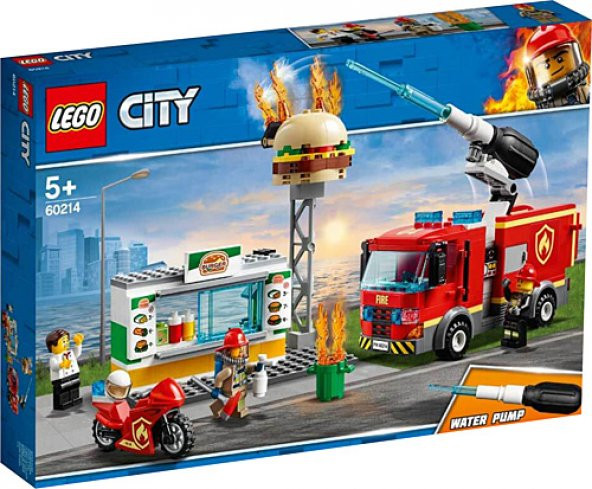 LEGO-60214 City Hamburgerci Yangın Söndürme Operasyonu