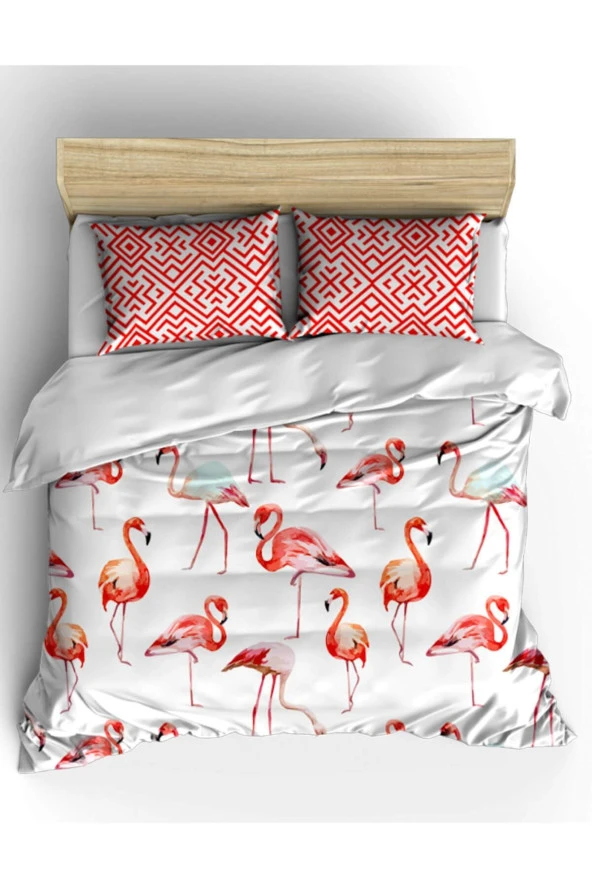 Flamingo Çift Kişilik Nevresim Takımı