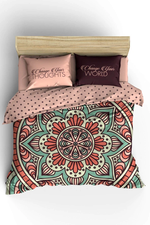 Boho Çift Kişilik Nevresim Takımı