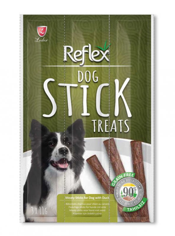 Reflex Stick Ördekli Köpek Ödül Çubuğu 11 Gr 3 Adet