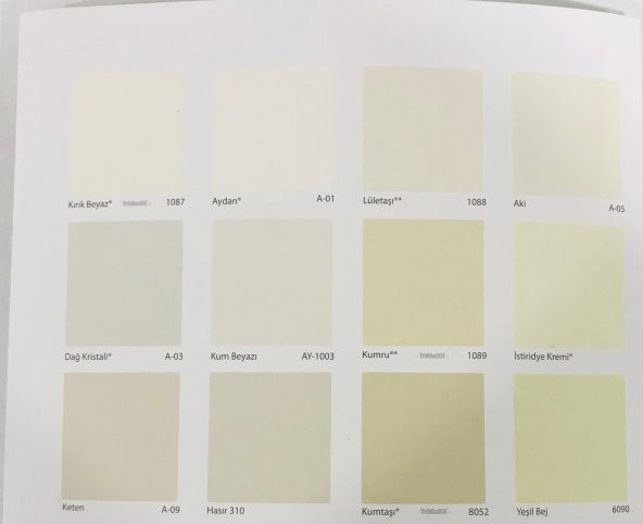 DYO TEKNOPLAST TEFLONLU İÇ CEPHE BOYASI 15 LT (TÜM RENKLER) - 6