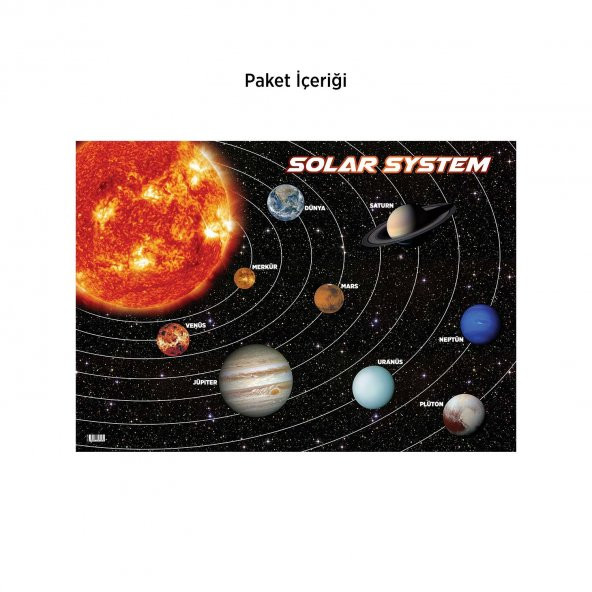 Güneş Sistemi Duvar Sticker - 2