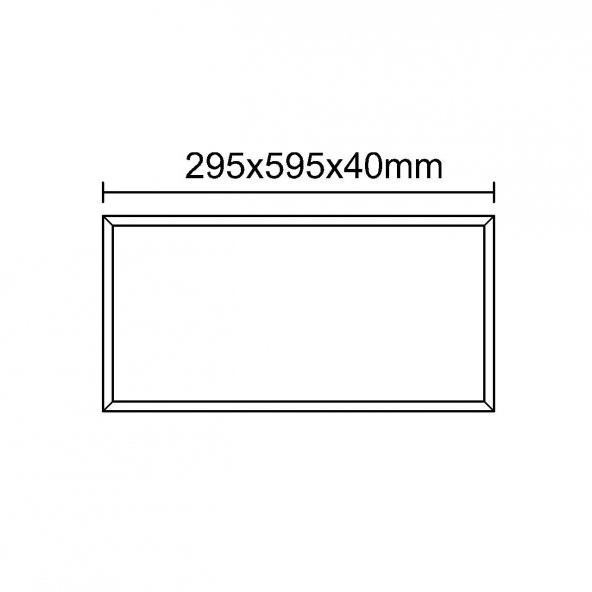 Sıva Üstü Led Panel 30X60 24 Watt 4000 Kelvin - 2