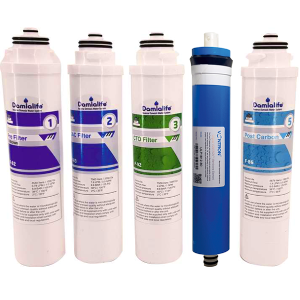 Tak Çevir Sistem Su Arıtma Filtresi 5 li Vontron Membran filtre - Resim 2