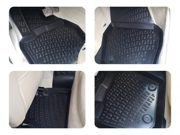 Rizline Bmw 5 Serisi E60 2004-2009 3D Havuzlu Paspas Siyah - 2