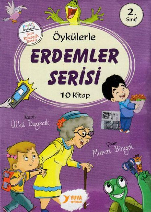 Öykülerle Erdemler Serisi 2. Sınıf 10 Kitap