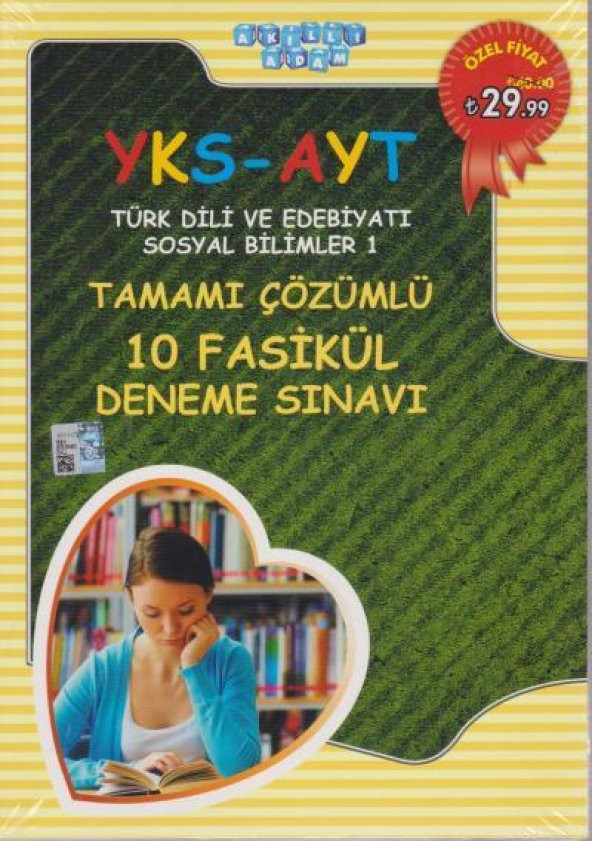 Akıllı Adam YKS AYT Türk Dili ve Edebiyatı Sosyal Bilimler 1 Tamamı Çözümlü 10 Fasikül Deneme Sınavı