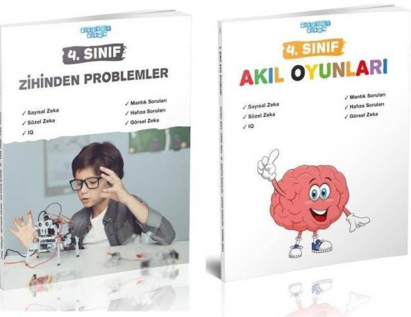 Akıllı Adam 4. Sınıf Zihinden Problemler + Akıl ve Zeka Oyunları