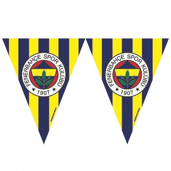 Fenerbahçe Lisanslı Üçgen Bayrak Afiş - 1