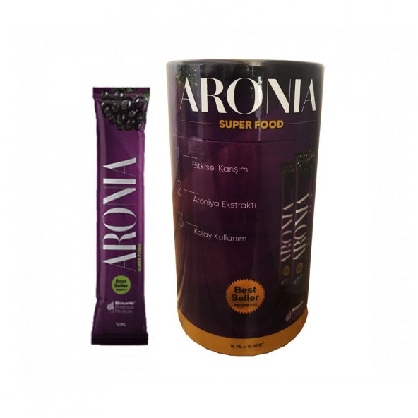 Aronia Super Food 1 Kutu 15 Şase x 15 ml