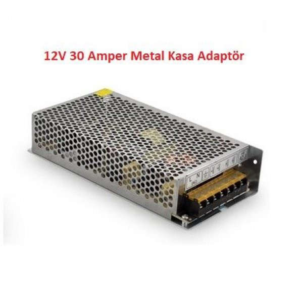 12V 30 Amper Adaptör Metal Kasa - 1