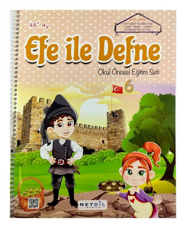 Efe İle Defne Okul Öncesi Eğitim Seti 12 Kitap Netbil Yayınları