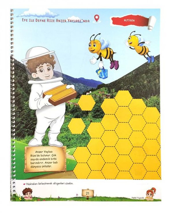 Efe İle Defne Okul Öncesi Eğitim Seti 12 Kitap Netbil Yayınları - 2