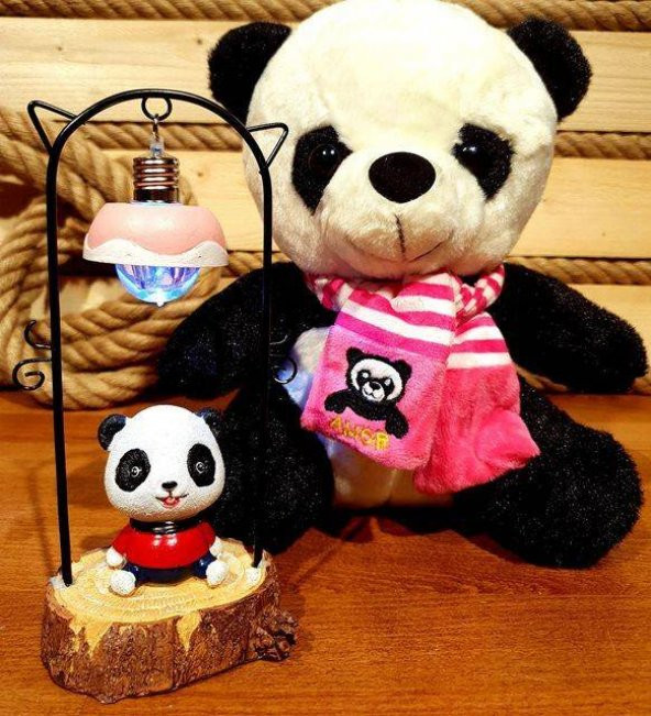 Panda Gece Lambası Ve Panda Kupa Arkadaşa Hediye