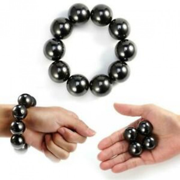 BİLYE ŞEKLİNDE MANYETİK MIKNATIS BİLYA STRES TOPU (NEODYUM DEĞİL) 25 ADET