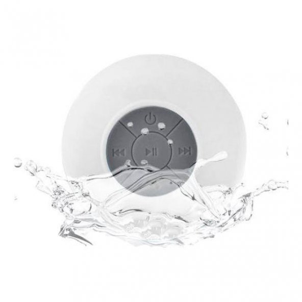 Piranha 7803 Bluetooth Kablosuz Suya Dayanıklı Hoparlör Beyaz - 1