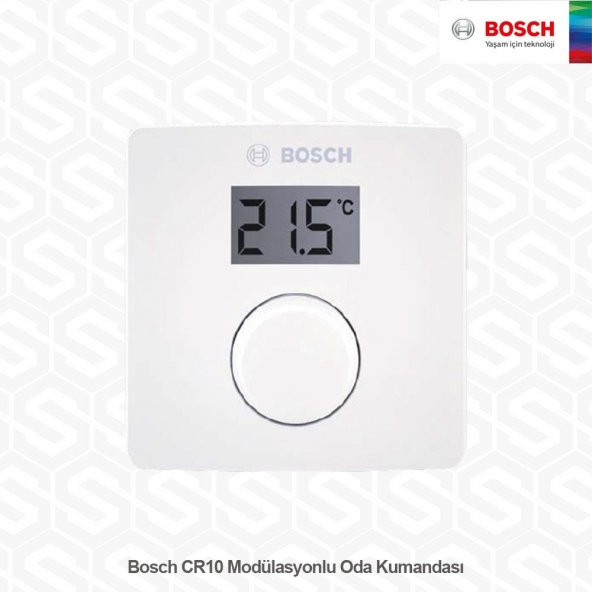 BOSCH CR10 Dijital Modülasyonlu Oda Termostatı