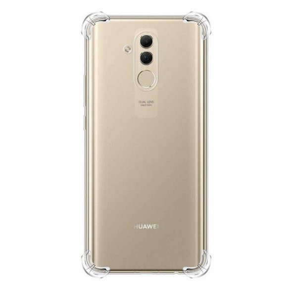 Huawei Mate 20 Lite Köşeleri Airbagli Anti Şok Şeffaf Kılıf - Resim 4