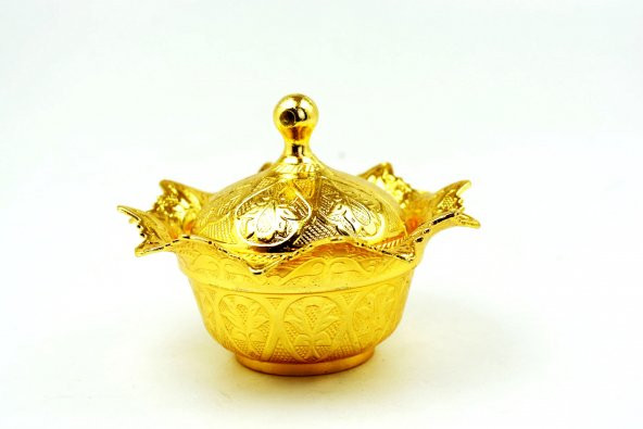 Pologift Döküm Dekoratif Gold Lokum Ve Şekerlik Obje