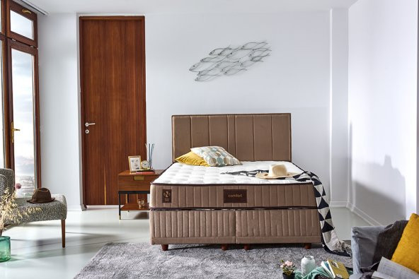 Niron Comfort 180x200 cm Çift Kişilik Lüks Ortopedik Yumuşak Yatak
