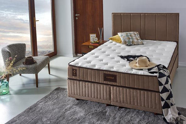 Niron Comfort 200x200 cm Çift Kişilik Lüks Ortopedik Yumuşak Yatak - 2