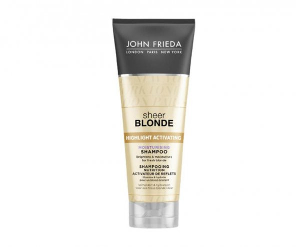 John Frieda Sheer Blonde Koyu Sarı Tonlardaki Saçlara Özel Nemlendirici Şampuan 250 ml
