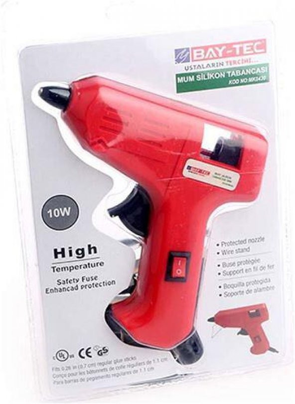 Bay-Tec Mum Silikon Tabancası 10 Watt (MK0430) - 2