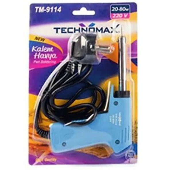 Technomax Tabancalı Kalem Havya 80W (TM-9114)