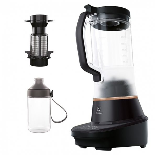 Electrolux E7tb1-4Gb Taşınabilir Şişeli Pulse Özellikli Granit Siyah 900W Smoothie Blender - 2