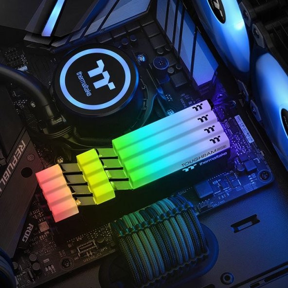 Thermaltake TOUGHRAM RGB 16GB (2x8GB) DDR4 3600Mhz CL18 Bellek (R009D408GX2-3600C18B) Siyah - 2