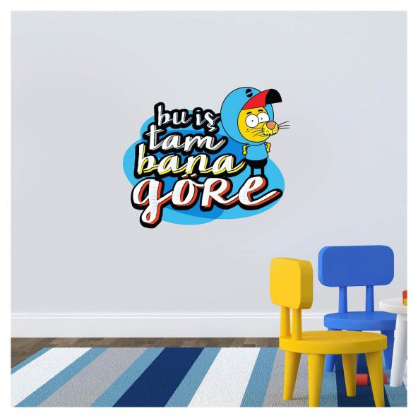 Kral Şakir Duvar Sticker-7, Kral Şakir Çıkartmaları 50x70 cm