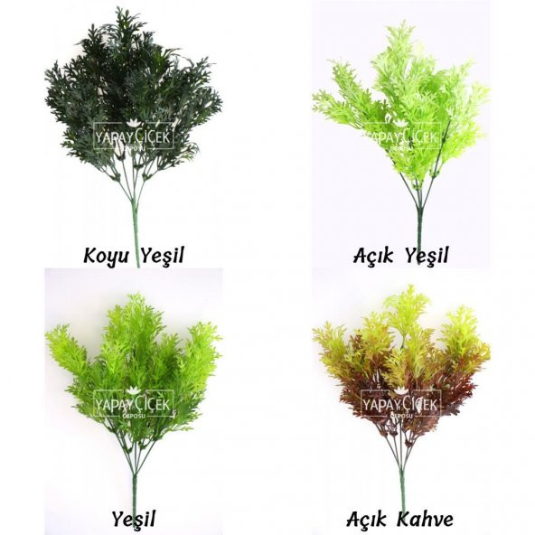 Yapay Geyik Boynuzu Bitkisi 4 Renk