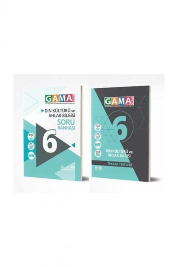 Gama Yayınları 6. Sınıf Din Kültür Ve Ahlak Bilgisi 2Li Set